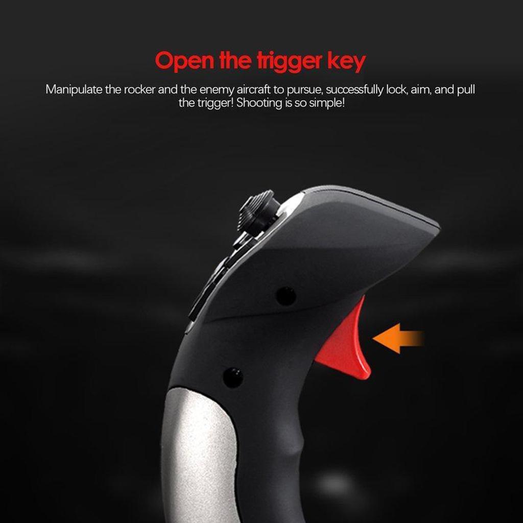 PC Joystick Flight Simulator Gaming Controller USB Wired