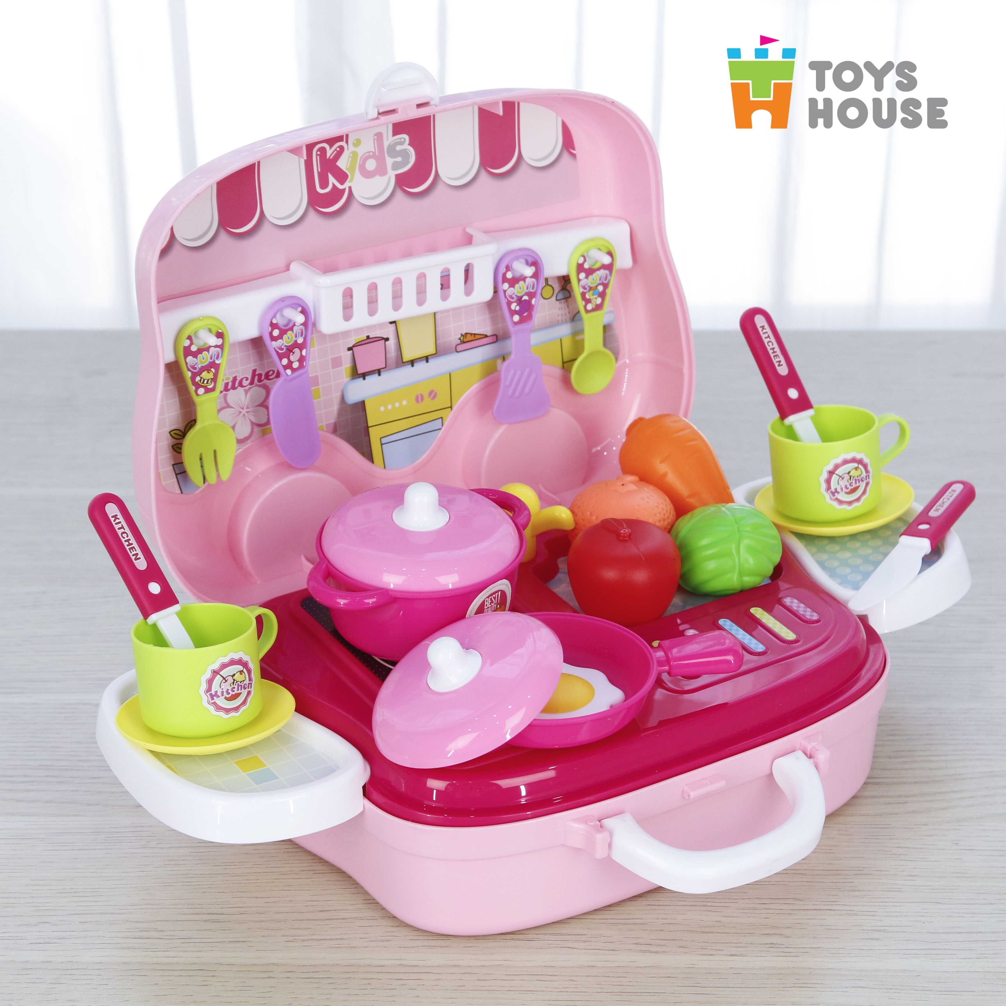 Hộp đồ chơi bác sĩ, nấu ăn, cơ khí, trang điểm cho bé Toys House - Đồ chơi hướng nghiệp phát triển xã hội