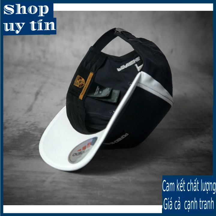 Freeship - MŨ / NÓN KẾT LƯỠI TRAI PORS.CHE HỜI TRANG NAM NỮ CAO CẤP - màu đen