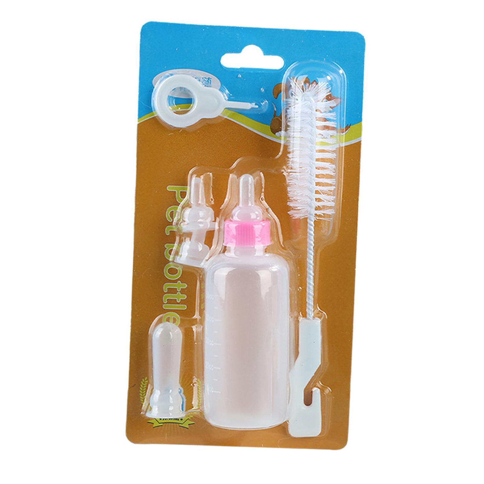Pet Feeder Bottle Kit Nursing Milk Bottle Professional Feeder Bottle for Drinking