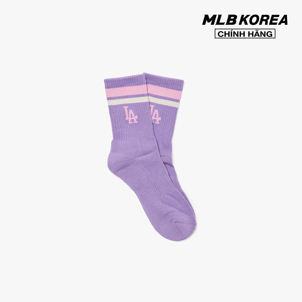 MLB - Vớ cổ cao unisex kẻ sọc thời trang 3ASOM1116