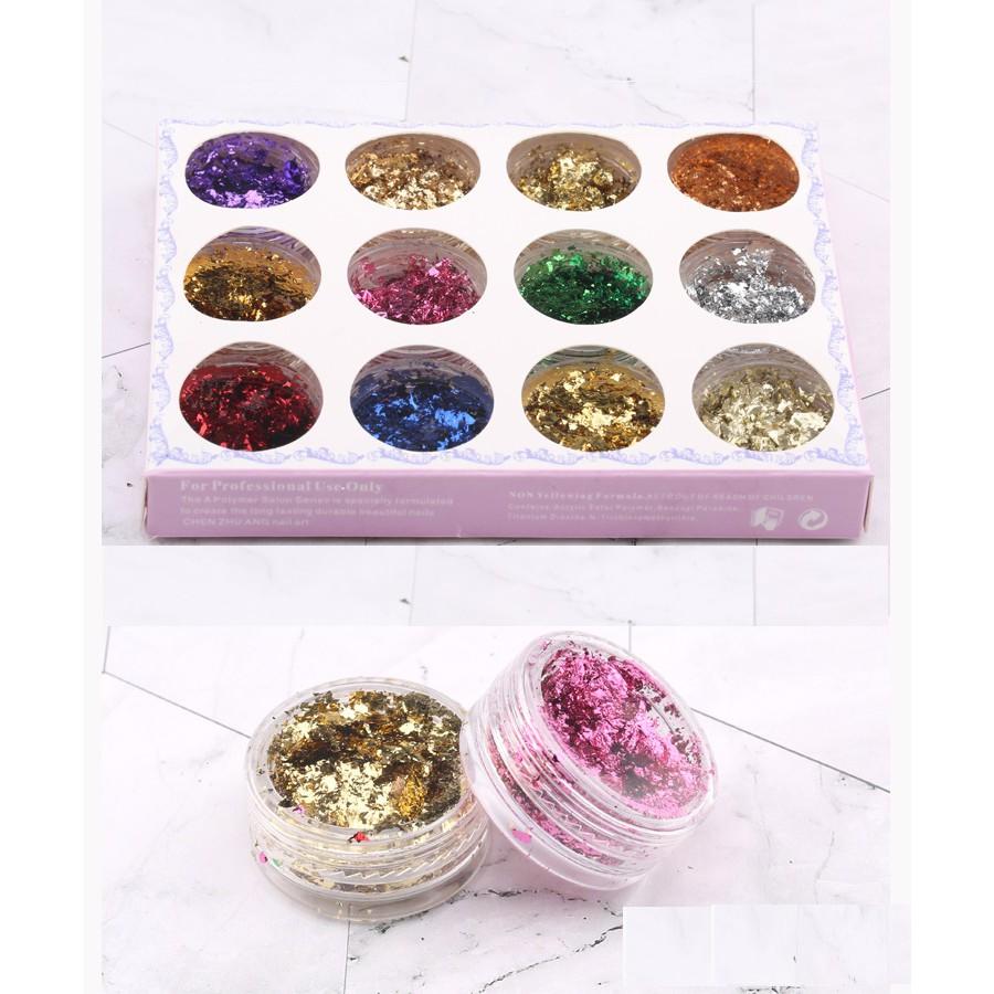 Set Nhũ Khổng Tước 12 Màu