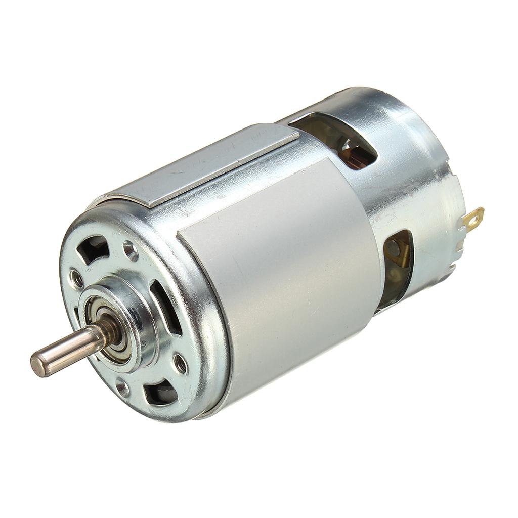 DC12V-36V 0.16A 3500-9000 VÒNG/PHÚT Mô-men Xoắn Cao Kim Loại Mini Tắt Tiếng Bàn Chải Động Cơ DC DIY