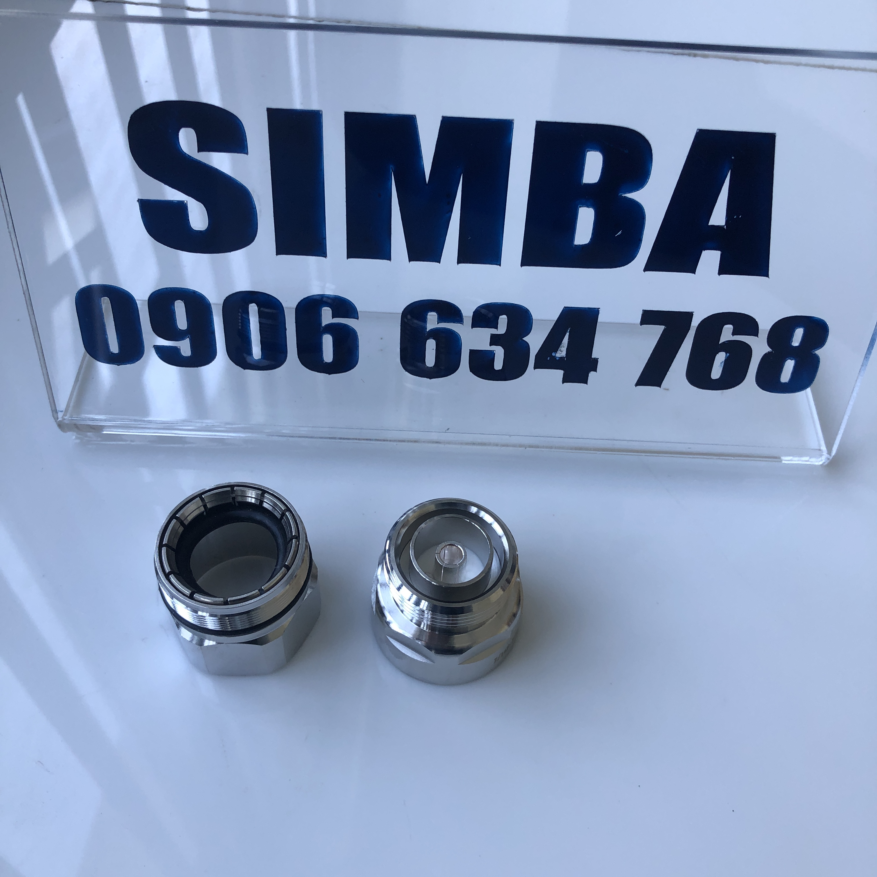 Đầu nối DIN female thẳng cho cáp 7/8, Model: DINF-7/8"L