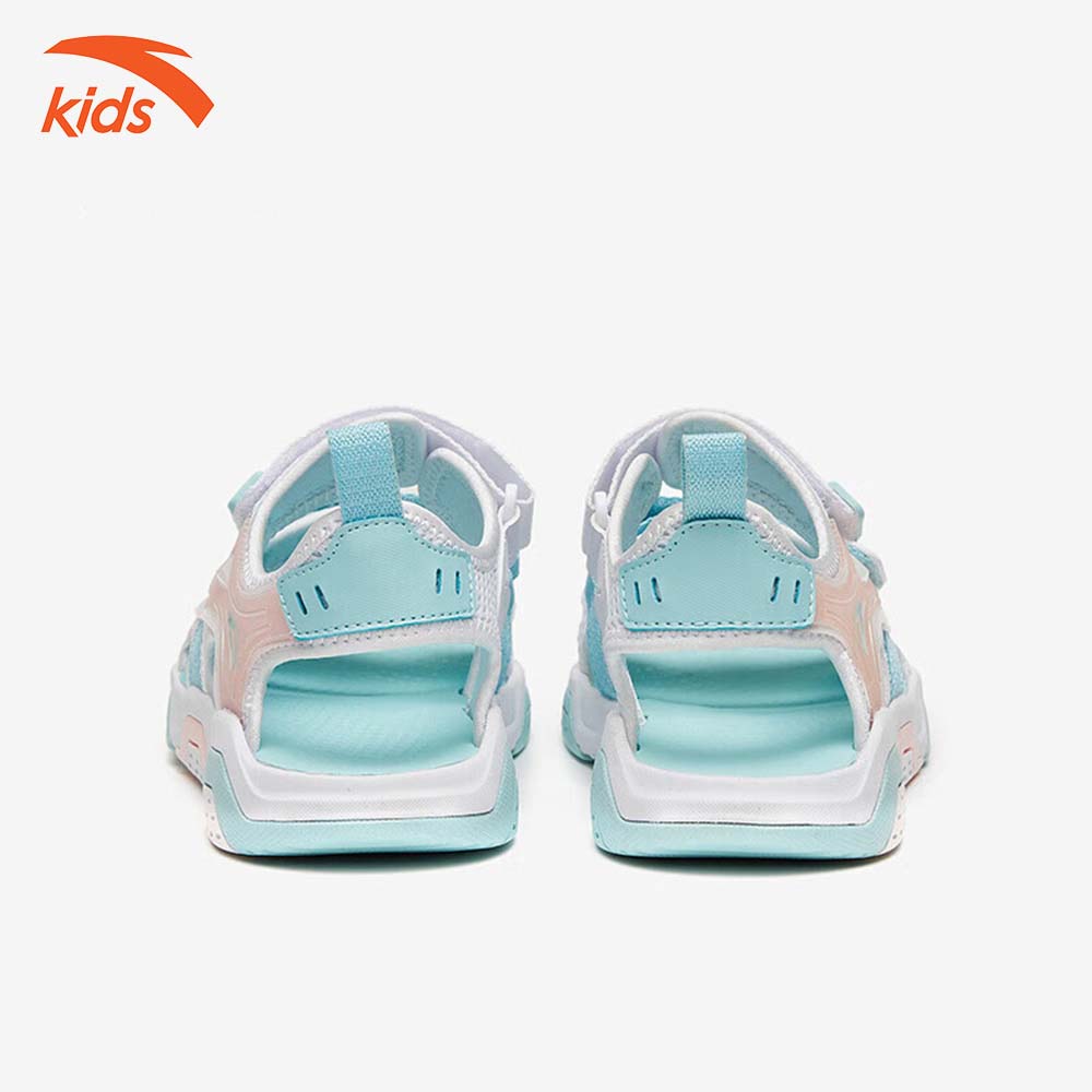 Sandals thời trang thể thao bé gái Anta Kids siêu nhẹ, quai dán tiện lợi, thoáng khí W322326921