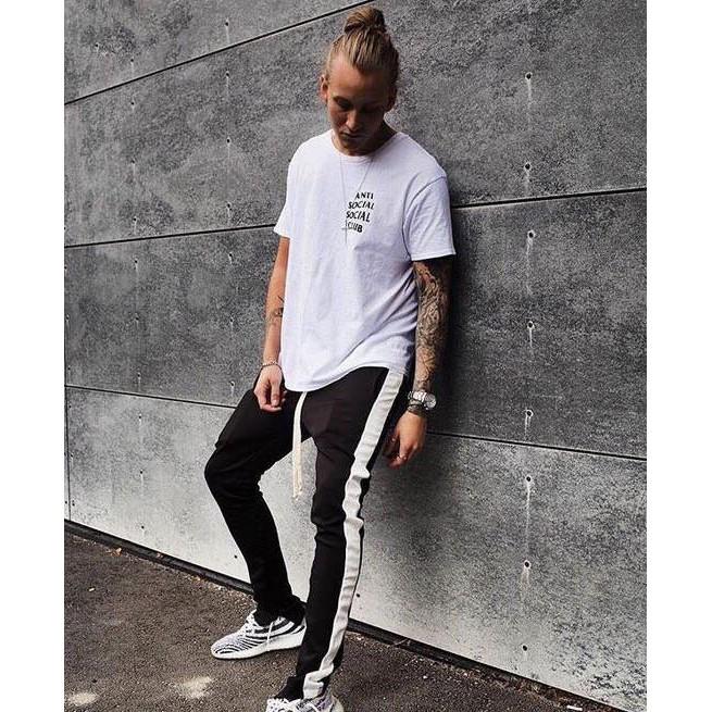 Quần track pants zipper cực chất