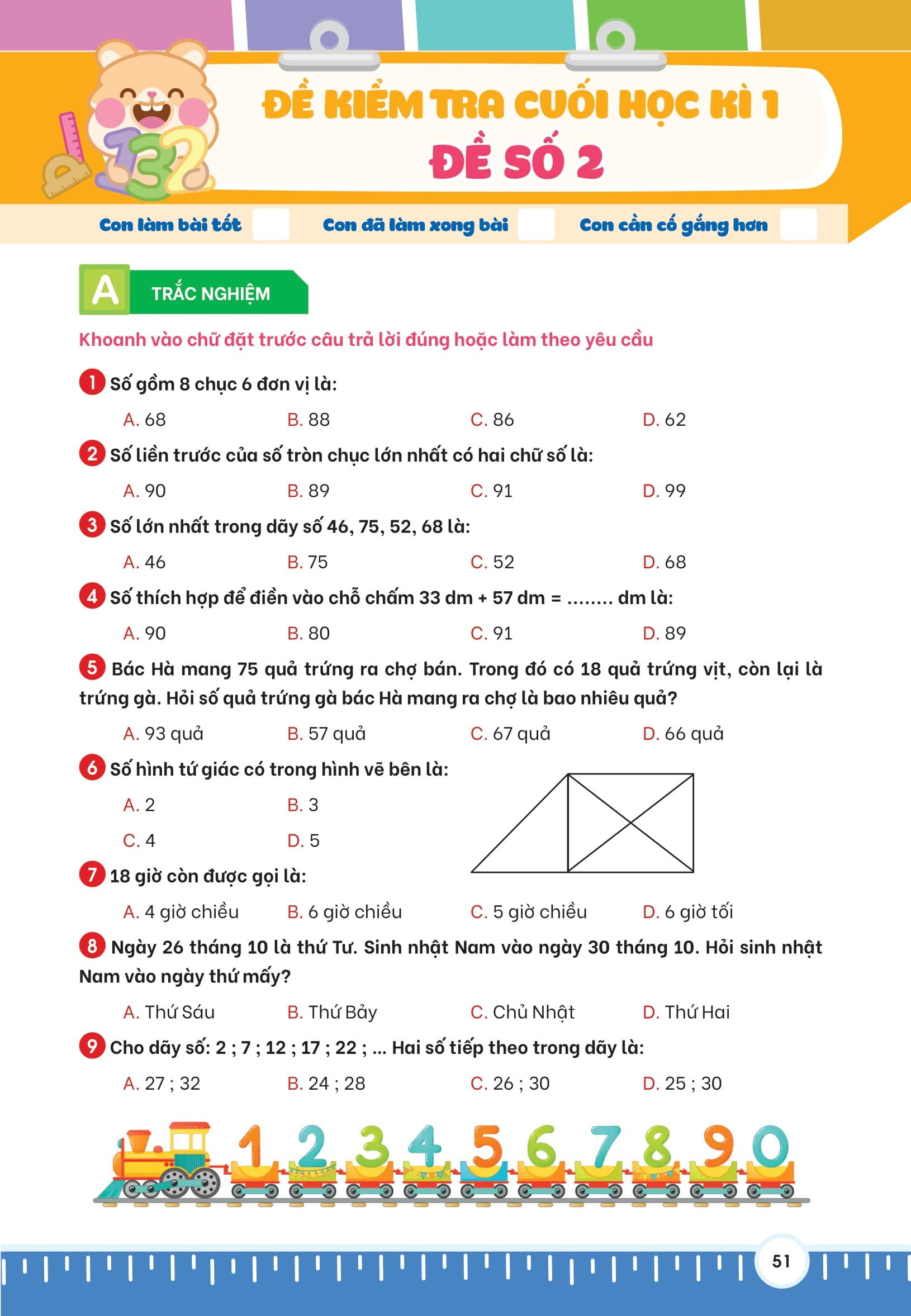 Sách - Phiếu Bài Tập Củng Cố Toán Theo Tuần 2