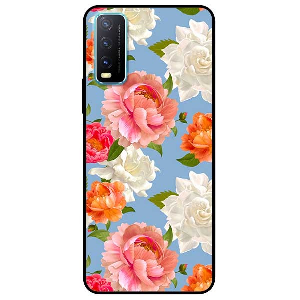 Ốp lưng dành cho Vivo Y20 - Y20s - Y12s mẫu Hoa Đa Sắc