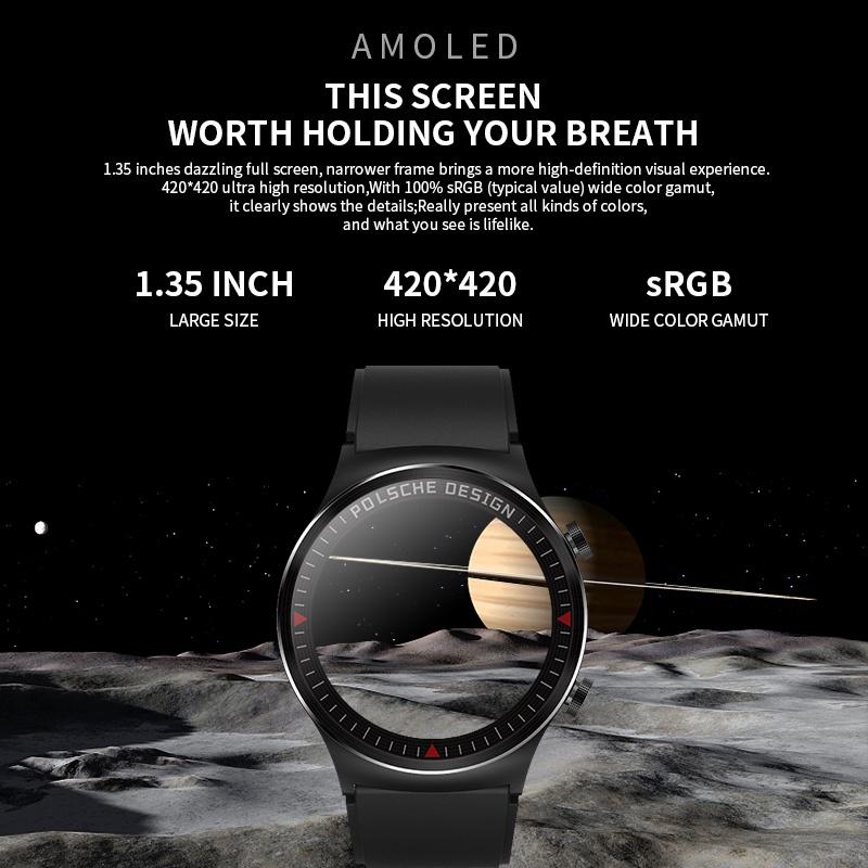 Đồng Hồ Thông Minh Lykry HW26 Màn Hình Tròn 1.35 inch Theo Dõi Nhịp Tim /Cuộc Gọi Bluetooth Chống Nước IP67