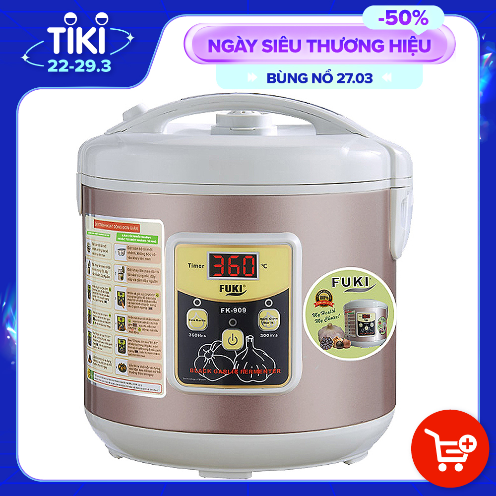 Máy làm tỏi đen Fuki FK-909 (5L) - Tím Bạc – Hàng chính hãng