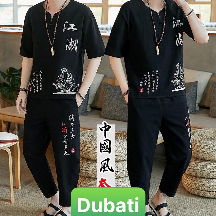 ĐỒ BỘ THỂ THAO CHỮ NHẬT, ĐỒ BỘ NAM, CHẤT VẢI XỊN SÒ SIÊU HOT TREND 2022 - DUBATI FASHION