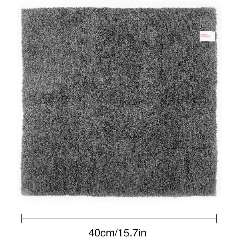 Khăn Microfiber SGCB Lau Khô Vệ Sinh Xe Ô Tô Mô Tô Không Viền 40X40CM 380G SGGD316