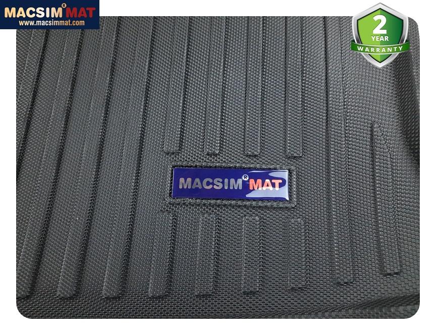 Thảm lót cốp Toyota HighLander 2015 nhãn hiệu Macsim chất liệu TPV cao cấp màu đen