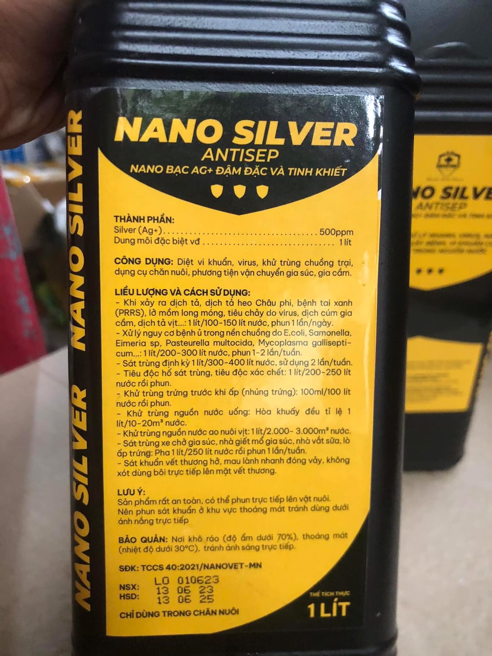 Nano silver (1l) Thuốc sát trùng chuồng trại dùng trong chăn nuôi