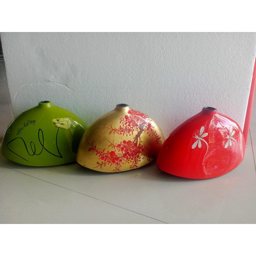 Bình hoa sơn mài Thanh Bình Lê 16.5x24 cm kiểu lạ mắt cắm hoa, trang trí nhà cửa, văn phòng, kệ tủ, làm quà tặng ý nghĩa