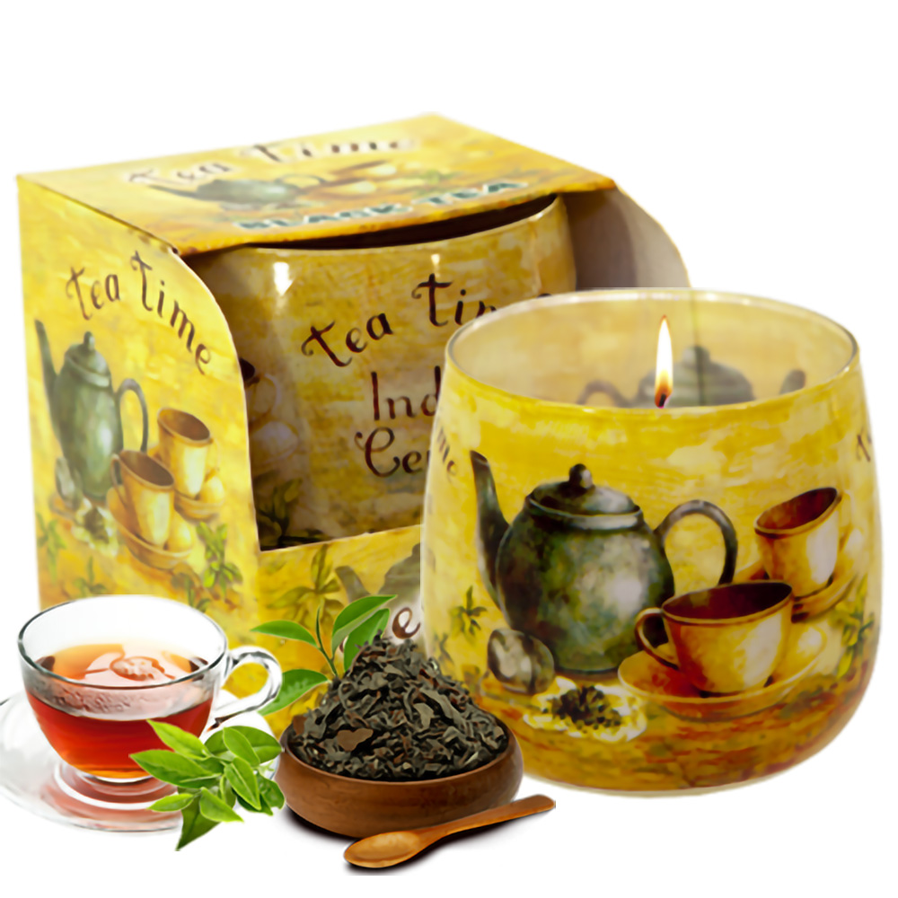 Ly nến thơm tinh dầu Bartek Tea Time 100g QT024484 - trà hoa nhài (giao mẫu ngẫu nhiên)