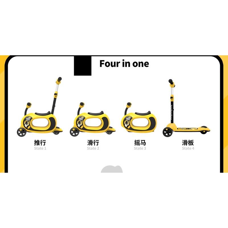 Xe Scooter cho bé 3 in 1 MONALISHARK cao cấp dành cho Bé