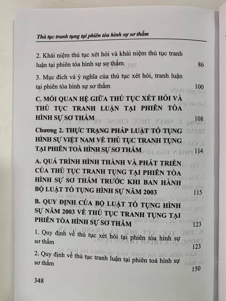 Thủ tục tranh tụng tại phiên toà hình sự sơ thẩm