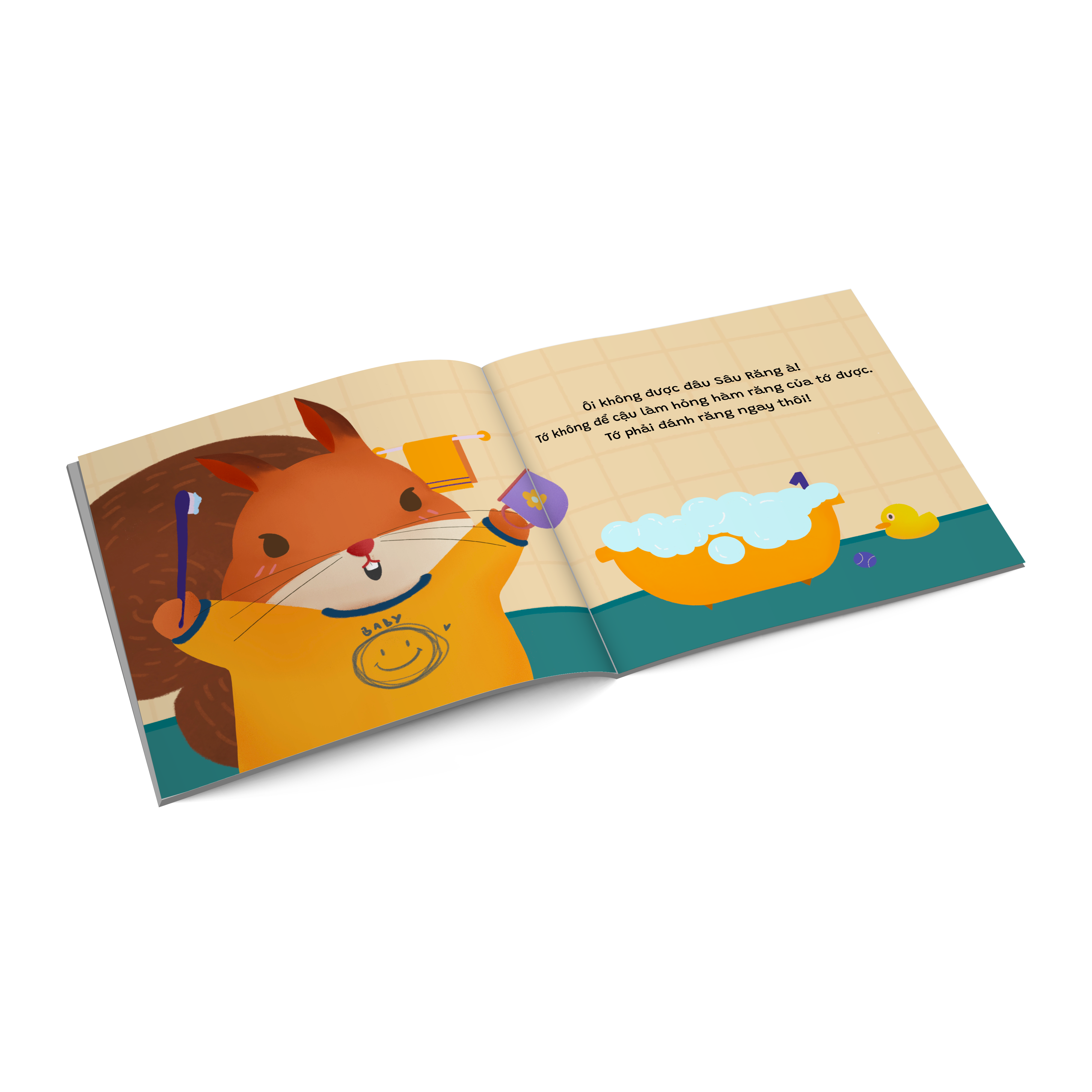 Sách Ehon Kỹ Năng Sống Để Con Yêu Tự Lập - Cùng Đánh Răng Nào