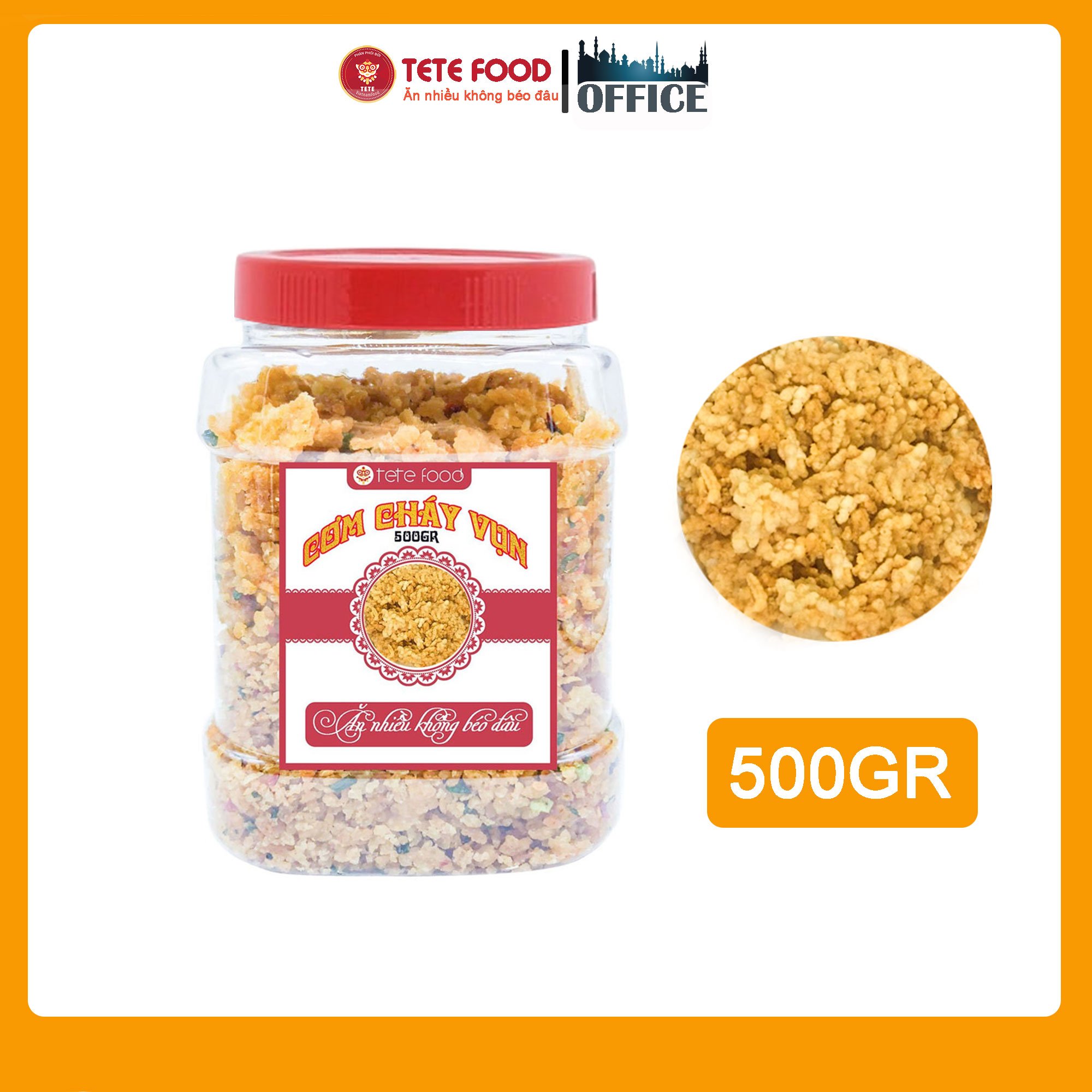 Cơm Cháy TETE Hương Vị Miền Núi Tây Nguyên (Vụn) 500 gram