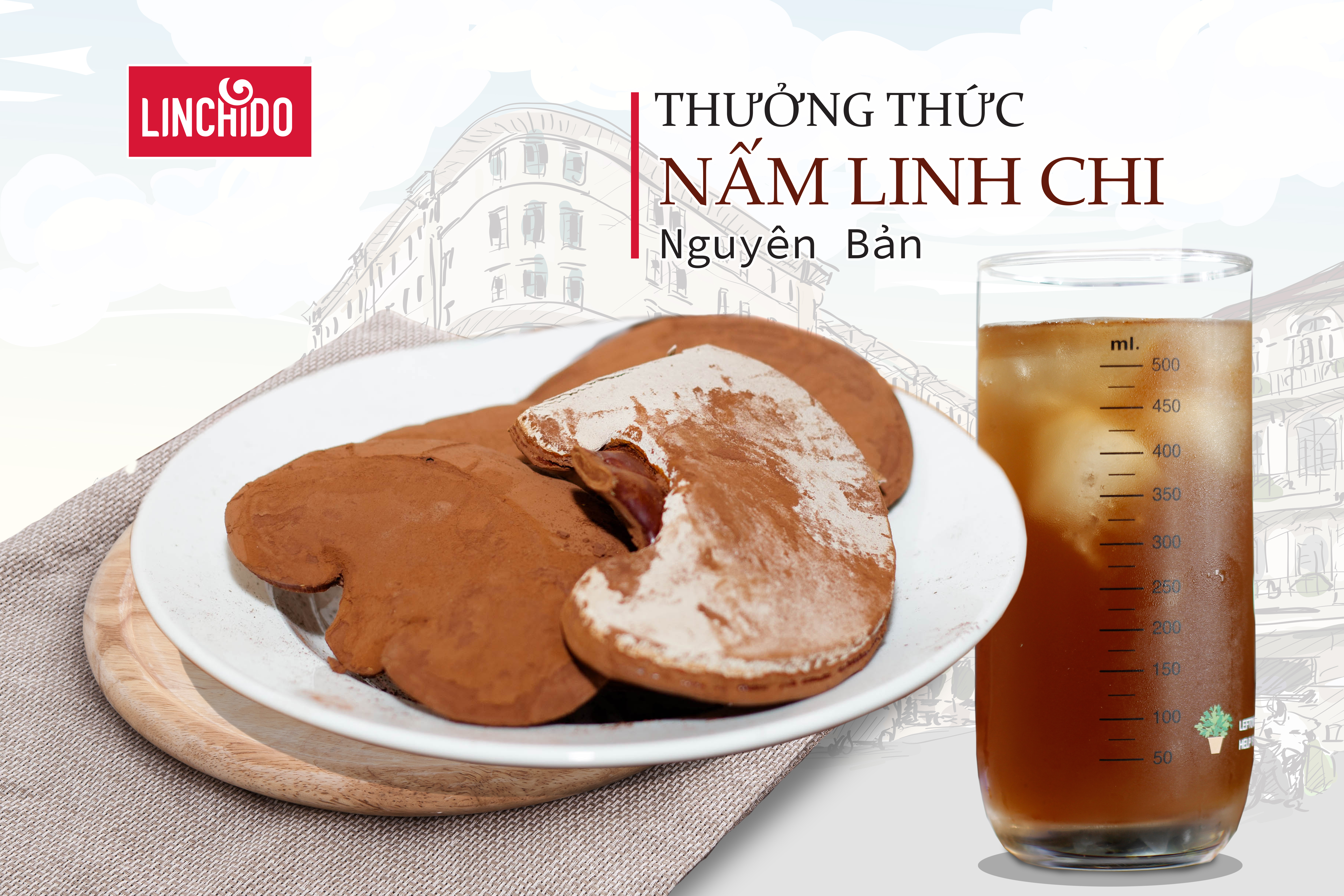 COMBO 2 HỘP NẤM LINH CHI NGUYÊN TAI 250 GRAM