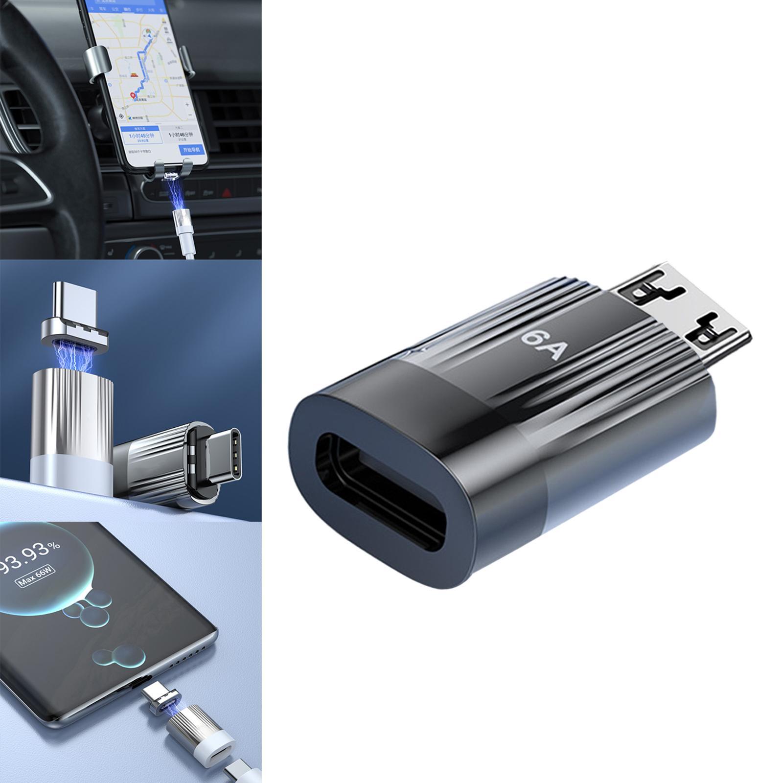 Magnetic Type-C Adapter Data Transfer Usb-C for Smartphones Tablets Laptops