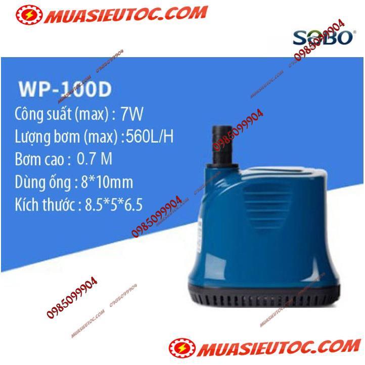 Máy bơm chìm bể cá SOBO hút cặn đáy bơm hồ koi sobo WP 100d WP 200D WP 300D WP 500D WP 700D