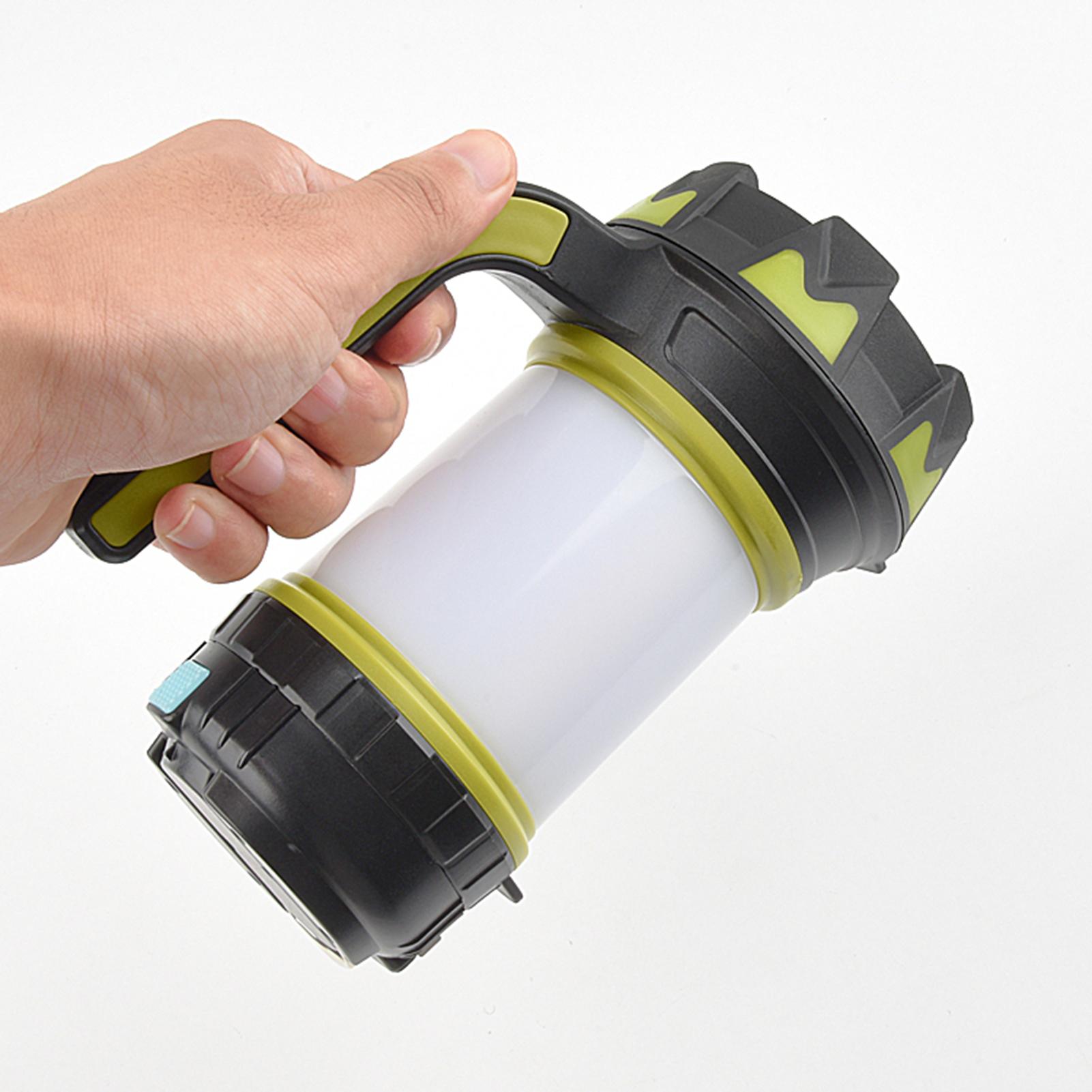 Outdoor Camping Light Long-beam Headlight+Illuminated Sidelight Night Fishing Emergency Flashlight Portable Searchlight