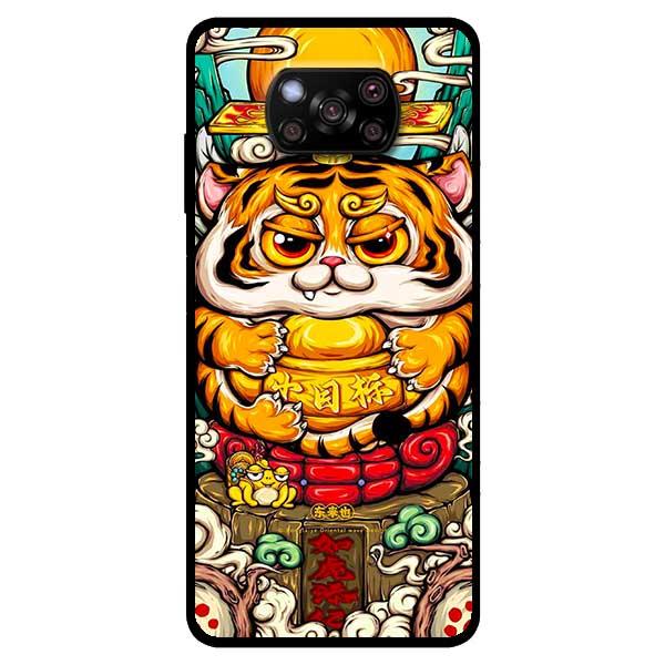 Ốp lưng dành cho Xiaomi Poco X3 - Hổ Thần Tài