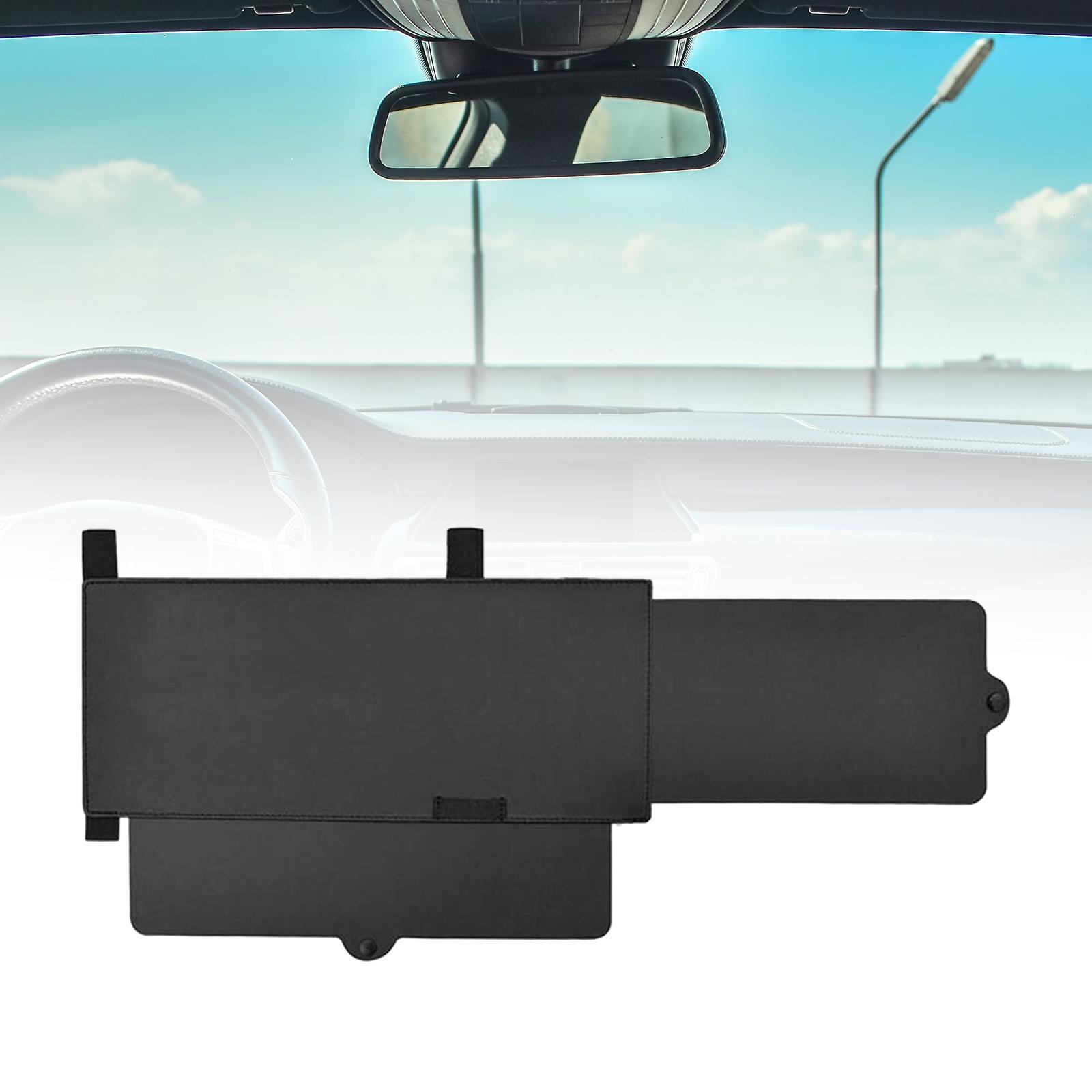 Retractable Sun Visor , Anti Glare window Sun Protection Visor Cars Accessories Multifunction for Trucks Driving