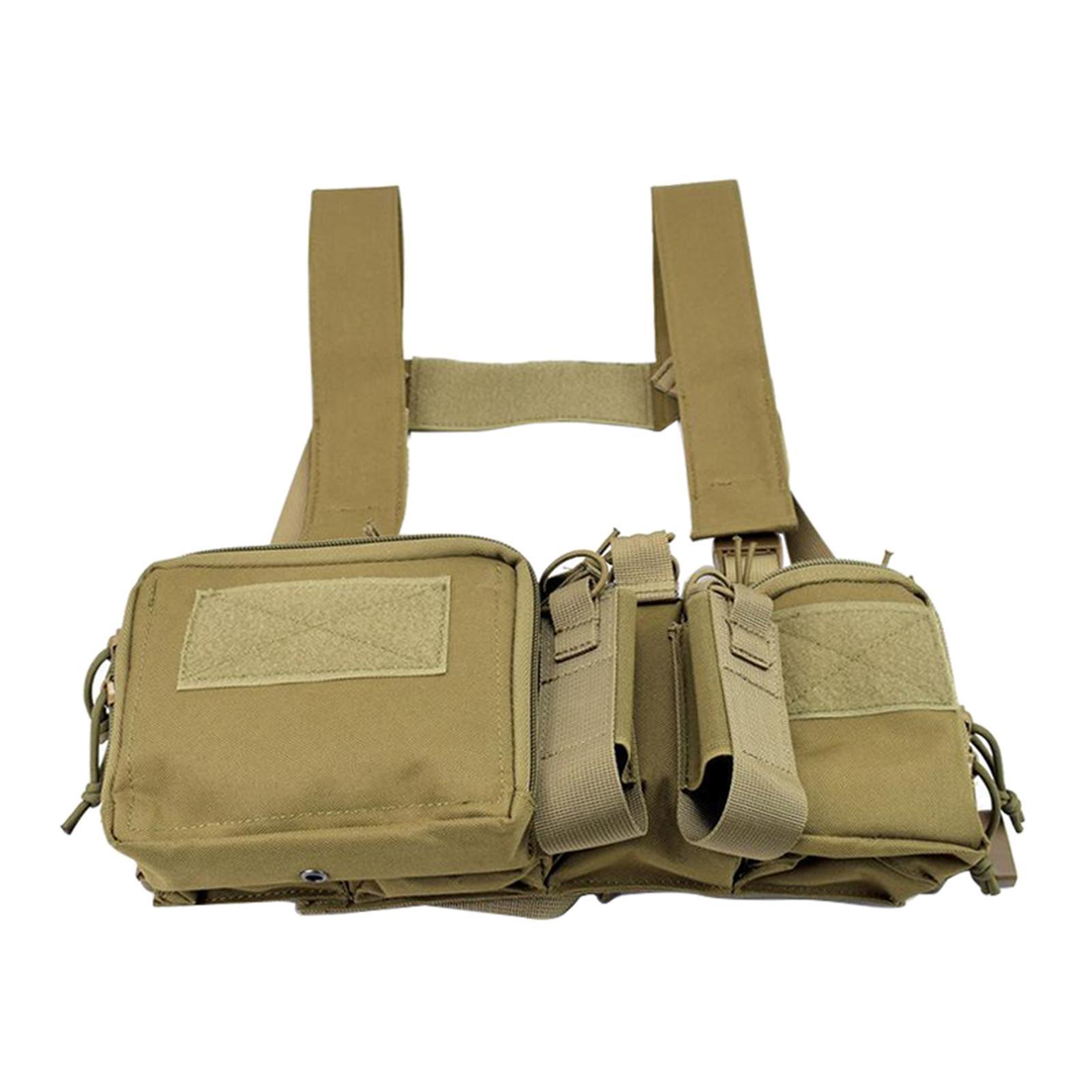 With Magazine Pouch Carrier Protective Khaki