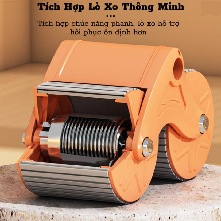 Con Lăn Trợ Lực Tập Bụng Thế Hệ Mới, Dụng cụ hỗ trợ tập Plank Tự Động Tiện Dụng