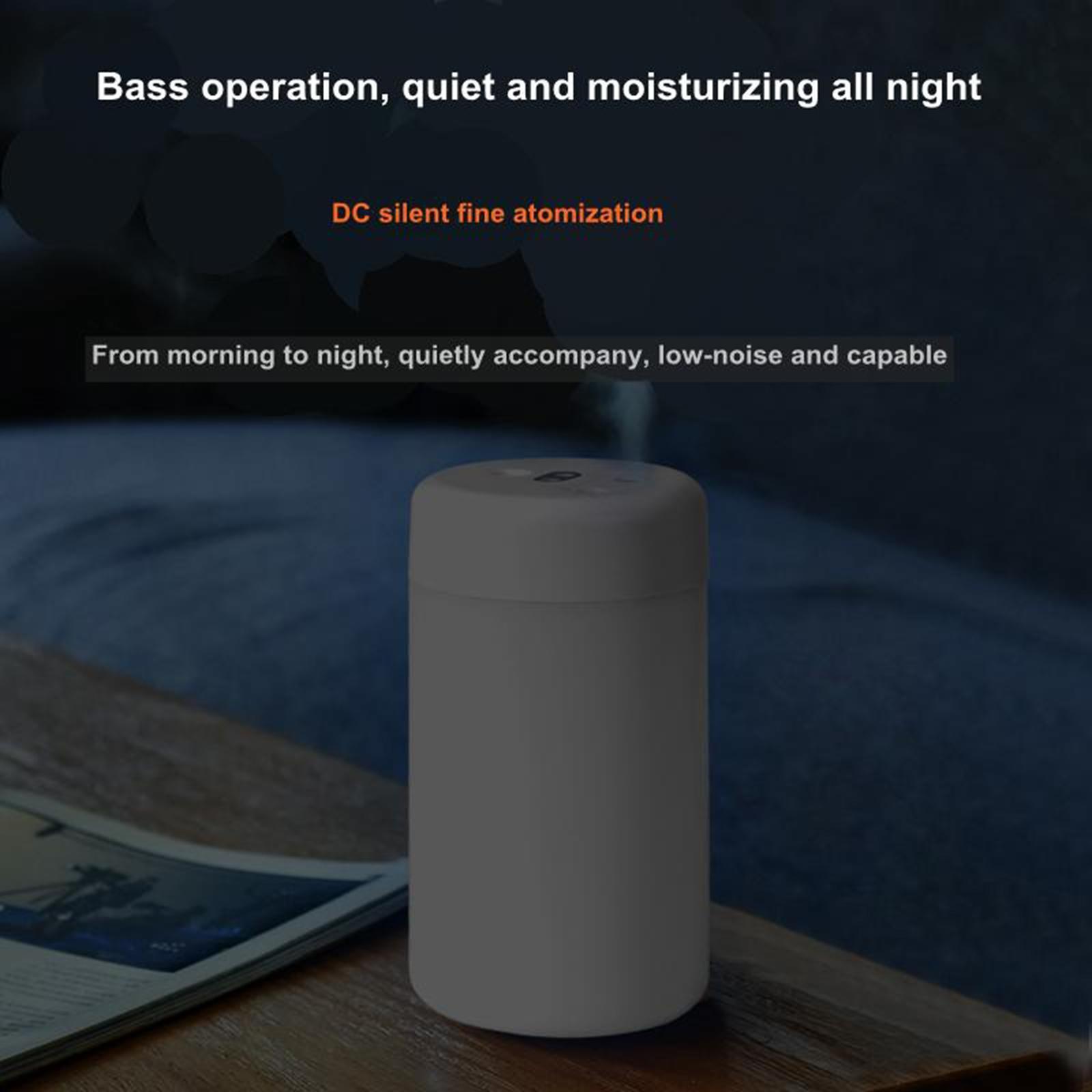 300ml Mini Humidifier USB Aroma Diffuser Air Humidifier Purifier White