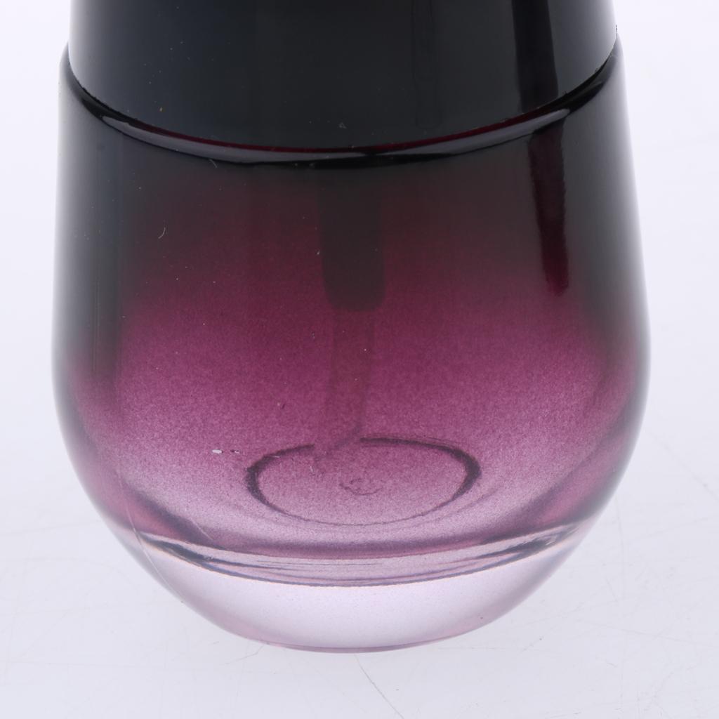 2x 30ml Portable Travel Glass Empty Pump Lotion Spray Bottle Hand Wash Vials for Women's Daily Life