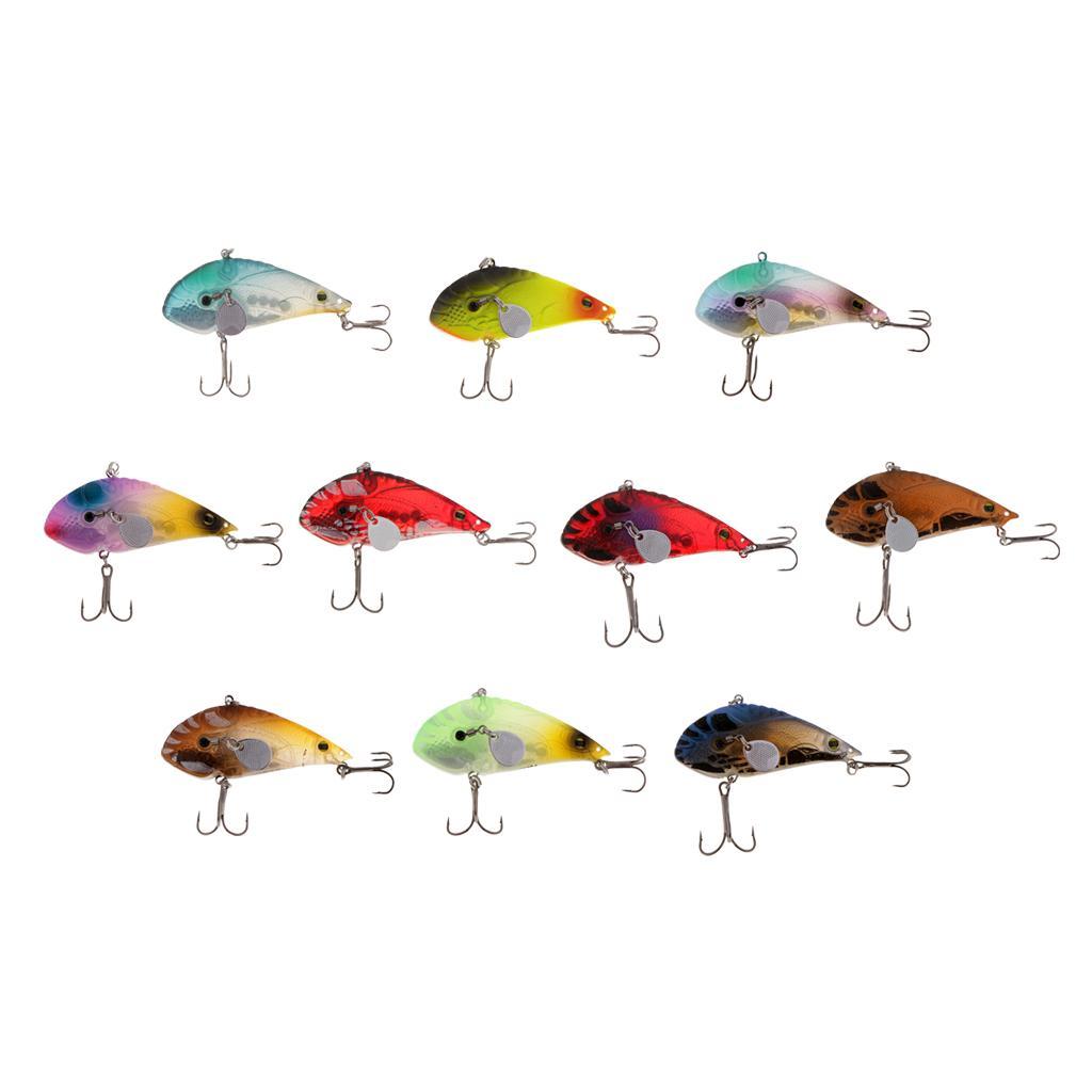 VIB Jigging Hard Artificial Saltwater Fishing Spoon Lure Casting Fishing Bait 7cm