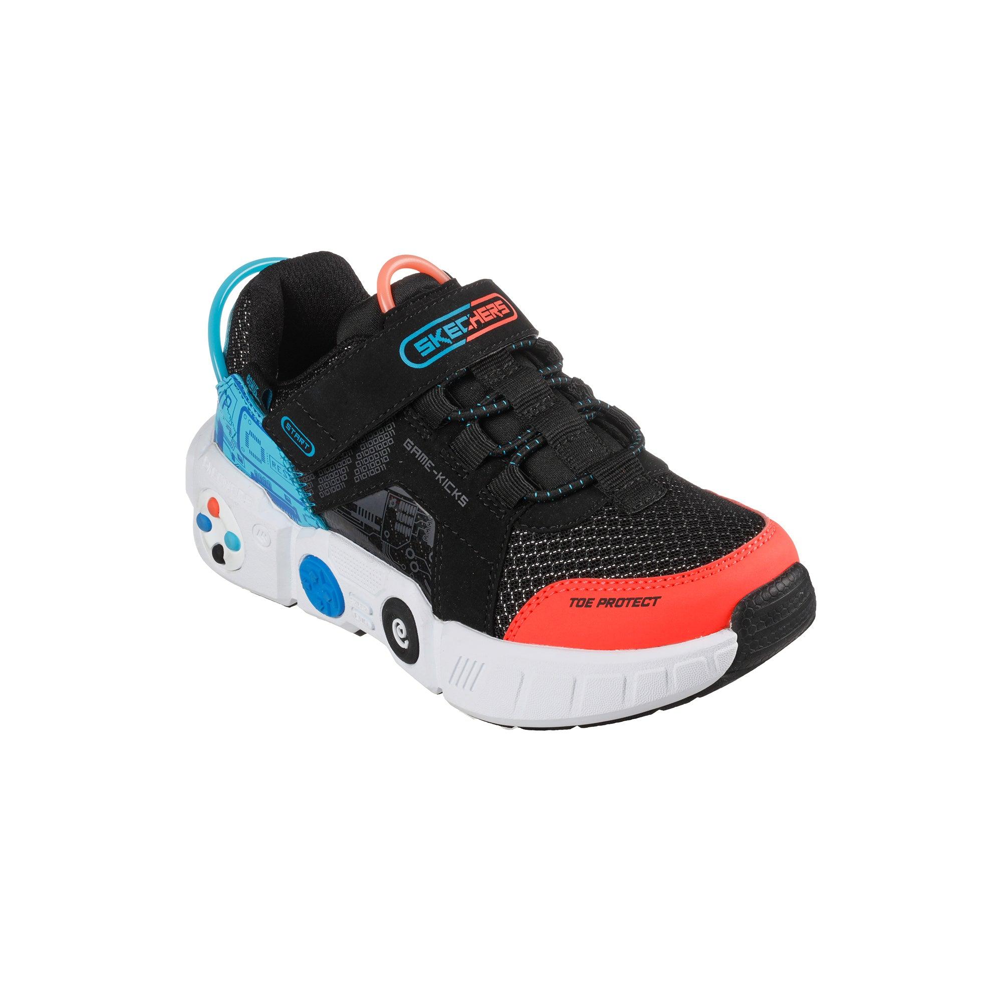 Giày sneaker bé trai Skechers Gametronix - 402260L-BKMT