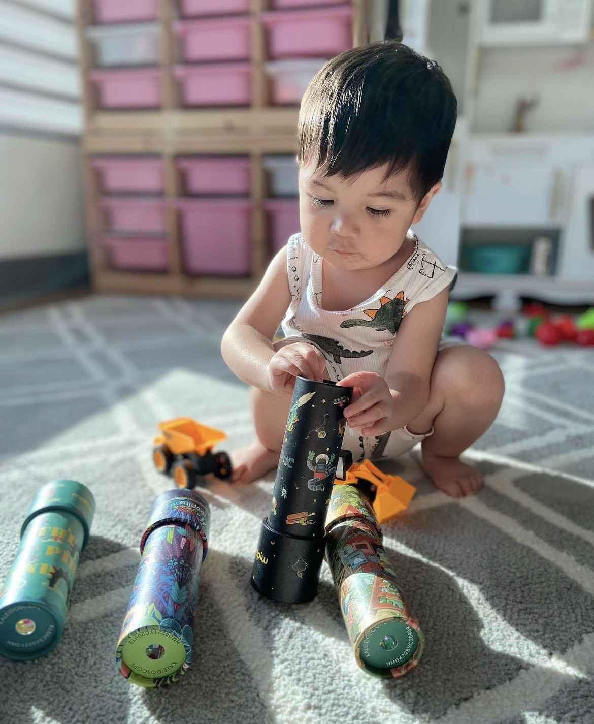 Đồ chơi kính vạn hoa Mideer Colorful Kaleidoscope, Đồ chơi sáng tạo cho bé 3,4,5,6,7 tuổi