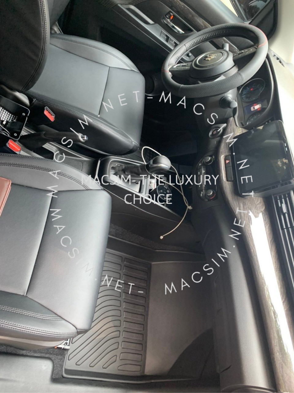 Hàng loại 2 Thảm lót sàn xe ô tô Suzuki XL7/ Suzuki Ertigar Nhãn hiệu Macsim chất liệu nhựa TPE