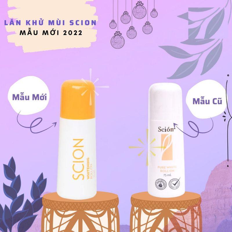 Lăn khử mùi Scion 75ml khử mùi cơ thể, mùi hôi chân, dưỡng trắng, giảm thâm và lưu giữ mùi hương lâu