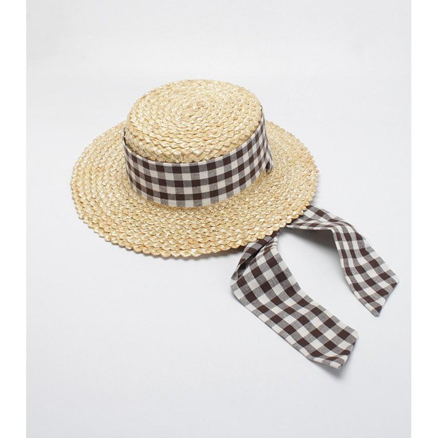 Nón Vành Cột Dây Caro 428