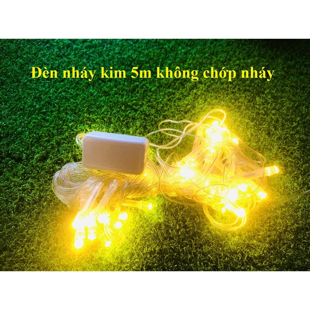 Dây đèn led chớp nháy đủ màu 5M trang trí giáng sinh, trang trí tết