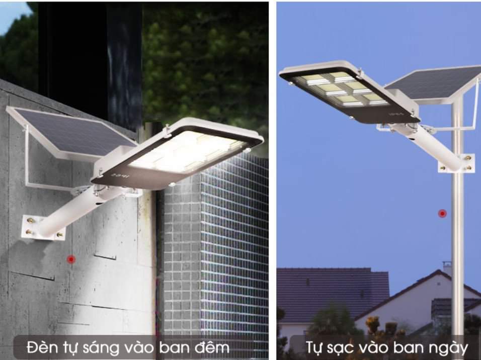 Đèn Năng Lượng Mặt Trời sân vườn 100W 200W 300W 400W