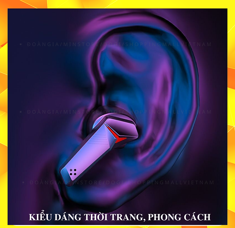 Tai nghe Bluetooth Gaming T33 không dây âm trầm đầy đủ chống ồn chủ động