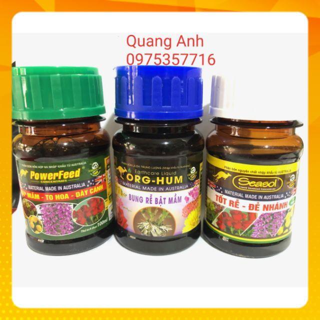 COMBO-3 LOẠI PHÂN BÓN- KÍCH THÍCH SINH TRƯỞNG CHUYÊN DÙNG CHO LAN VÀ CÂY CẢNH...