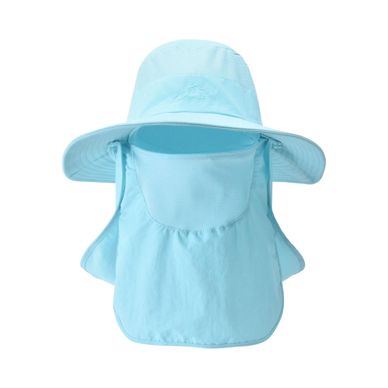 Sombrero Hats Neck Face Flap Sun Protective for Hiking Travel Vocation
