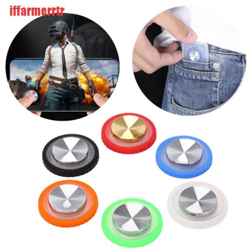 Cần Điều Khiển Chơi Game Mini Có Nút Hít Tròn Di Động Cho Điện Thoại / Máy Tính Bảng