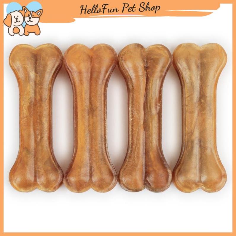 Xương canxi da bò cho chó gặm làm sạch răng, giúp răng chắc khỏe