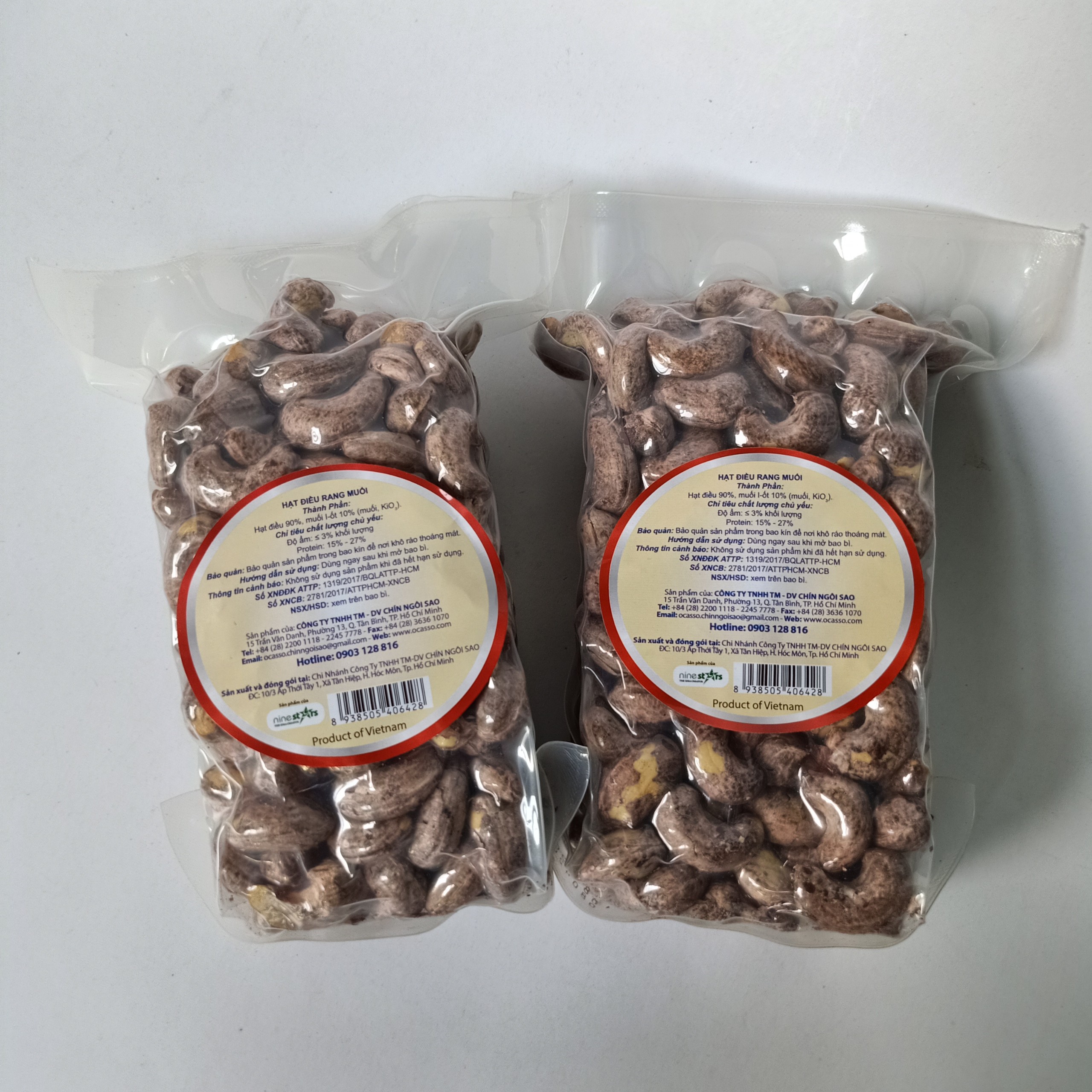 1Kg Hạt Điều Rang Muối Vỏ Lụa Loại Cồ O'Casso