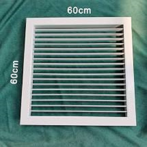 Cửa gió hồi 600x600 dạng nan bầu dục cửa gió hồi điều hòa âm trần cửa gió nhôm nan gió bầu dục