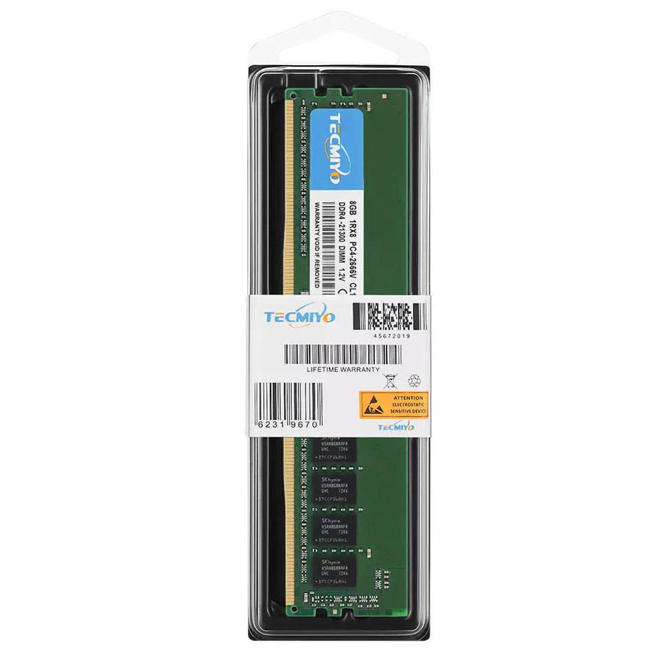 Bộ nhớ trong Tecmiyo DDR4 8Gb bus 2666MHZ UDIMM Memoria Ram 25600 CL22 Chipset SS - hàng chính hãng